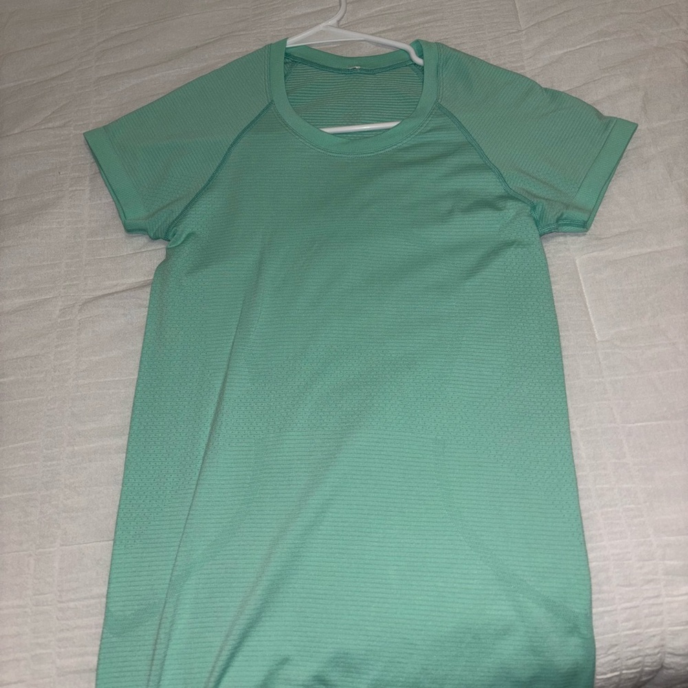 lululemon mint short sleeve swiftly tech size 4